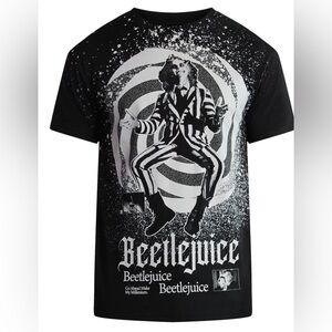 Beetlejuice Men's and Big Men's Graphic Tee with Short Sleeves